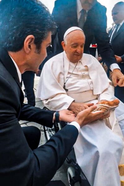 Helder Barbalho ao lado do arcebispo de Belém, Dom Alberto Taveira Corrêa