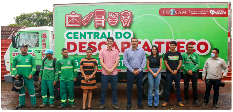 Prefeito de Macapá, Dr. Furlan, e equipe de trabalho | Foto: Adevaldo Cunha/PMM | Arquivo PMM