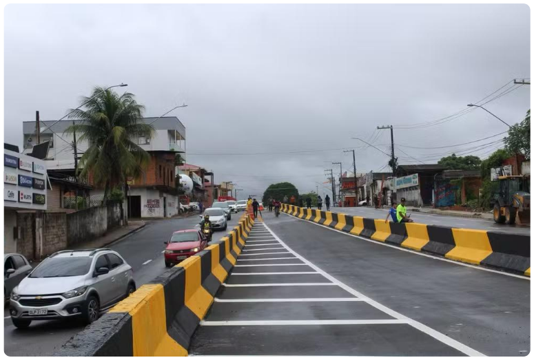 Macapá vem passando por um desenvolvimento sem precedentes. A nova Ponte Sérgio Arruda é um exemplo das diversas novidades da cidade. De 2021 até hoje, mais de 20 mil empregos formais foram registrados na capital. Foto: Mariana Ferreira/G1