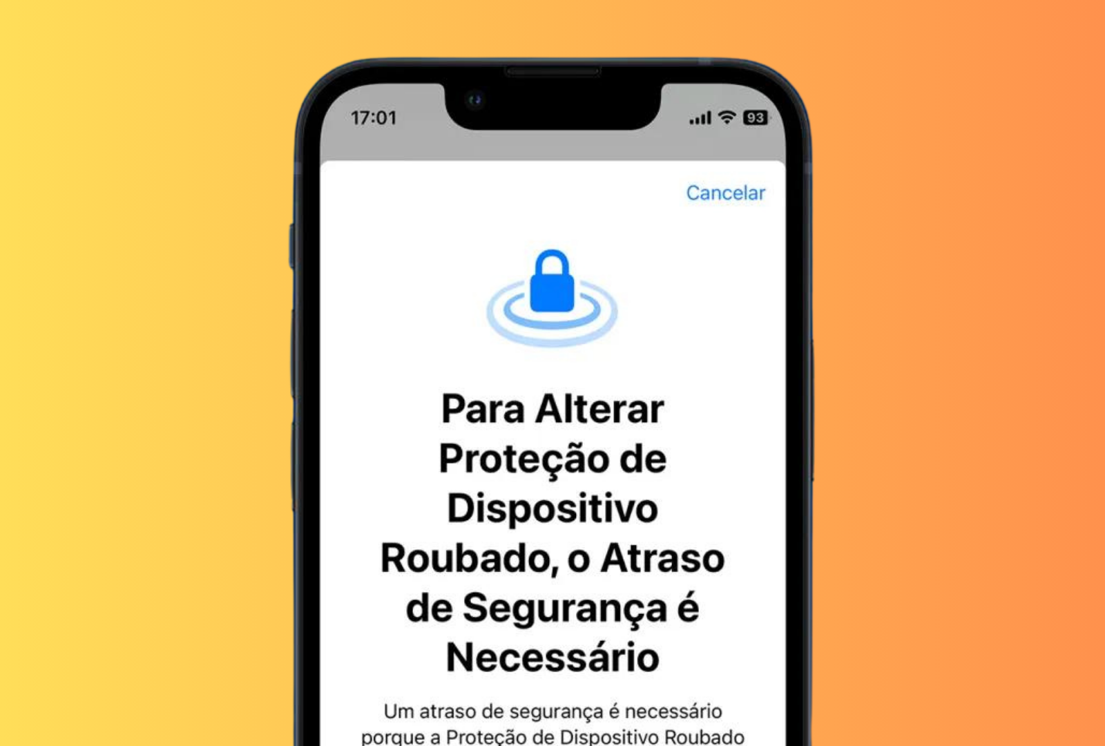 iOS 17.3 | Proteção de Dispositivo Roubado