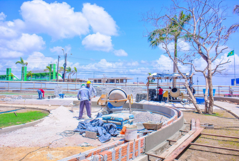 Macapá em obras e gerando mais emprego e renda. Foto: Jesiel Braga | PMM