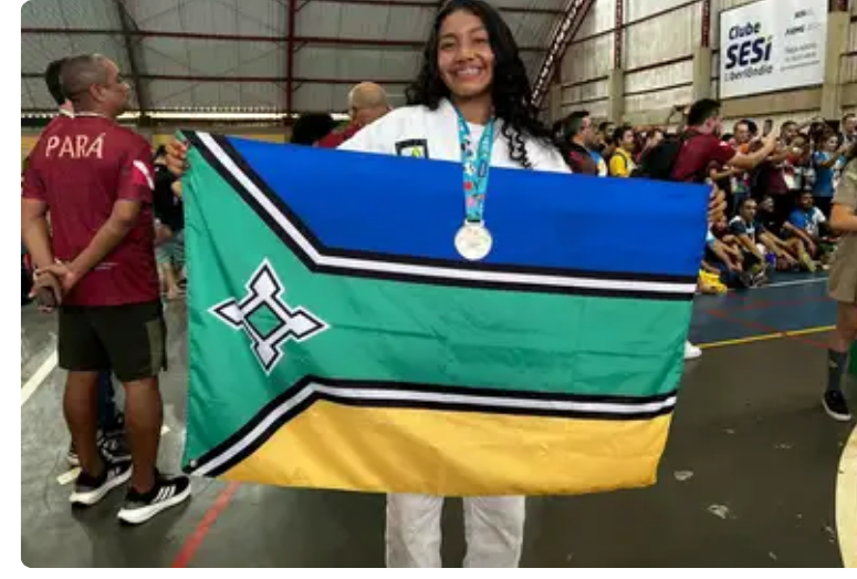 A estudante-atleta Brígida Silva